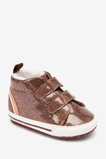 Rose gold online baby boots