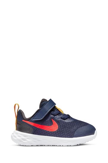 Nike Navy Revolution 6 Infant Trainers