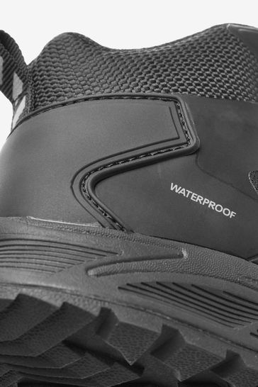 Black waterproof walking best sale boots