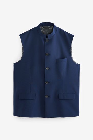 Bright blue waistcoat 2025