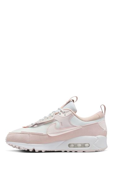 Buy Nike Pink Air Max 90 Futura Trainers from Next Luxembourg