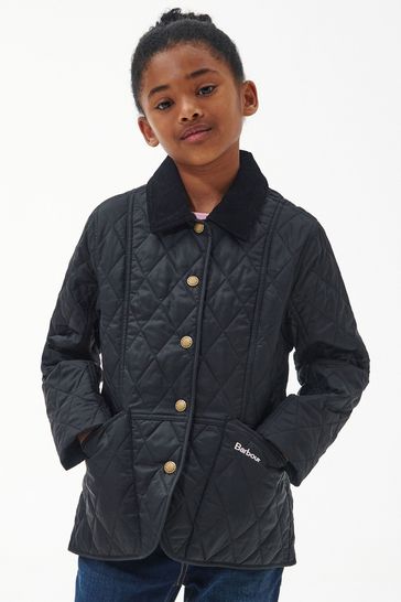 Ladies black barbour quilted jacket outlet