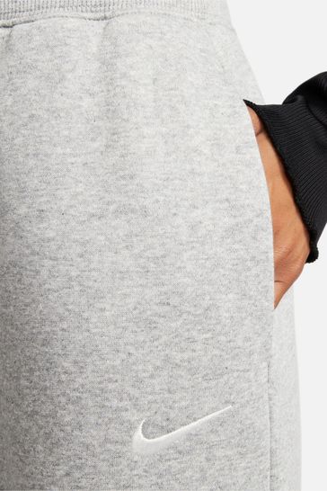 Buy Nike Dark Grey Heather Phoenix Fleece High Waisted Wide Leg Joggers from Next Croatia