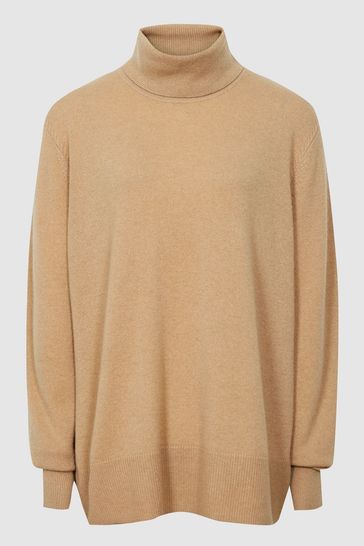 cashmere roll neck jumper ladies