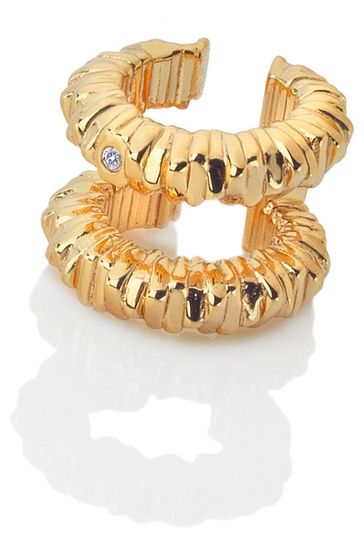 Buy Hot Diamonds X Jac Jossa Gold Tone Believe Double Ear Cuff