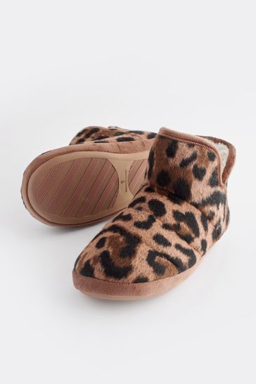 Next leopard print slippers online
