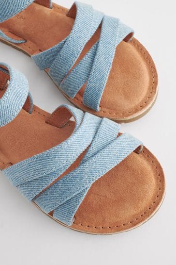 Toms denim sandals on sale