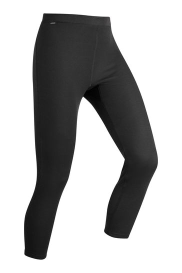 Decathlon Ski Base Layer Black Leggings