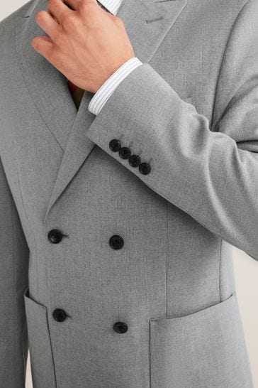Mens slim fit double sale breasted coat