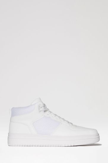 Buy Threadbare White Sport Panel High Top Trainers from Next Singapore