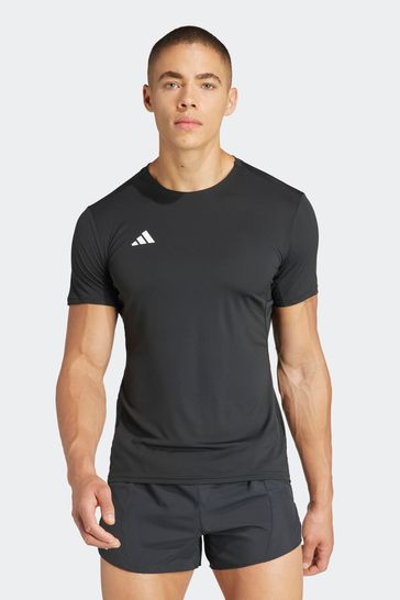 adidas Black Adizero Essentials Running T-Shirt