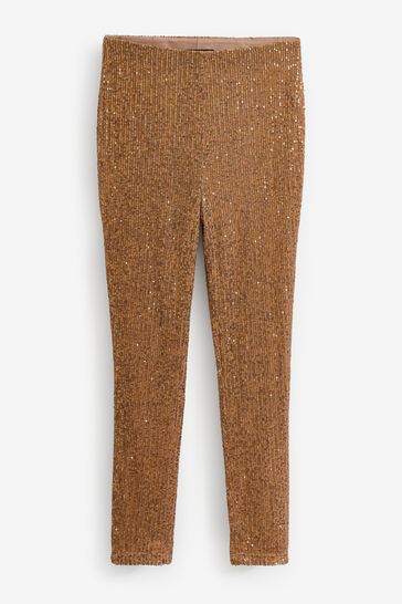 Skinny sequin best sale pants