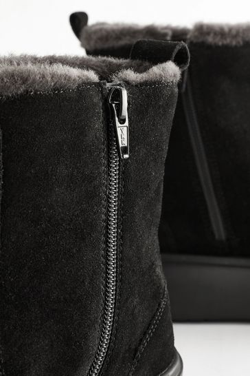 Ugg black 2025 suede ankle boots