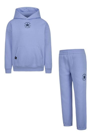 Converse Blue Little Kids Hoodie and Jogger Set