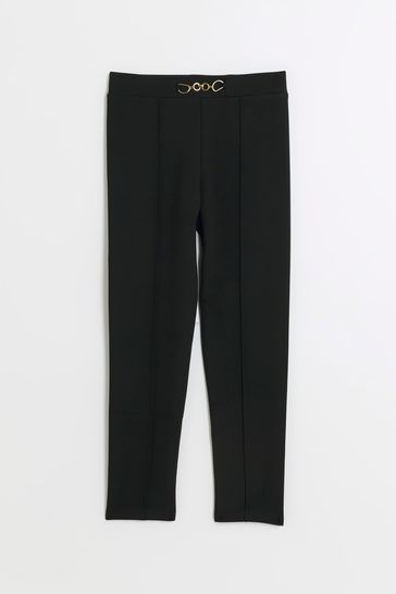 River island girls black leggings best sale