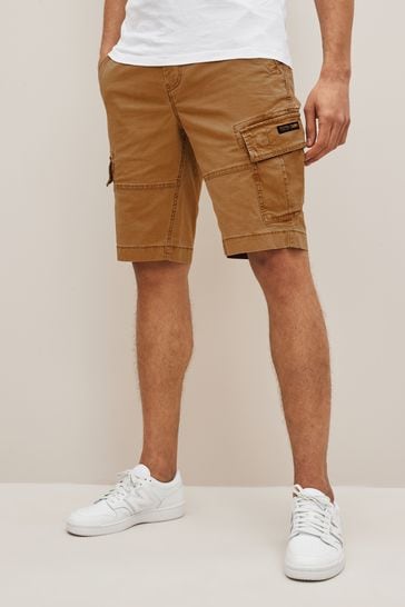 Superdry Cargo Core Brown USA Next from Shorts Buy Vintage