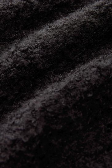 Black oversized on sale roll neck jumper
