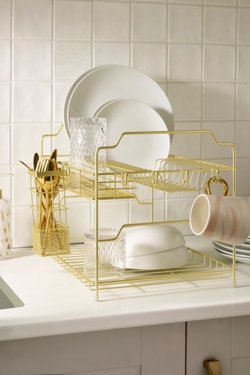 Gold Two Tier Drainer