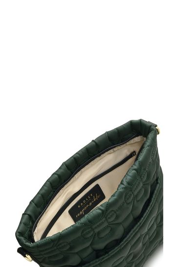 Buy Radley London Green Finsbury Park Flower Quilt Small Ziptop