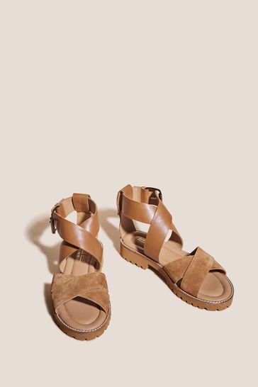 White shop stuff sandals