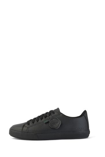 Buy Kickers Black Vegan Tovni Lacer Trainers from Next Saudi Arabia