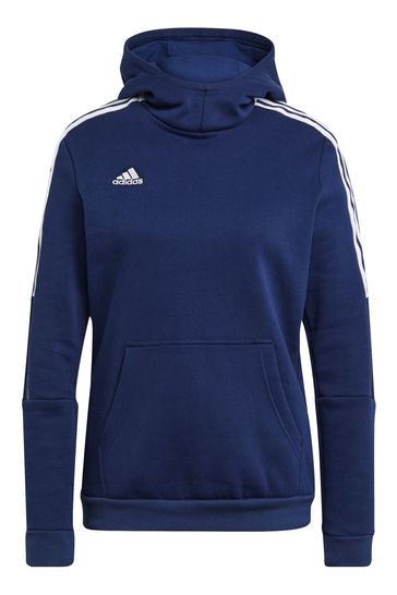Buy adidas Navy Tiro 21 Womens Sweat Hoodie from Next Luxembourg