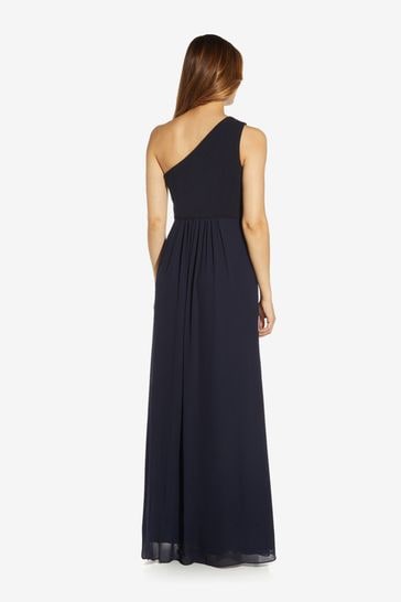 Blue chiffon gown online