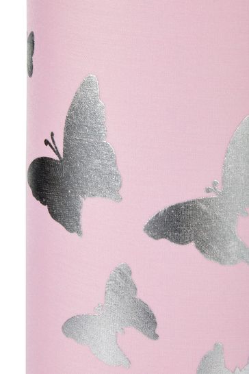 glow Pink Butterfly Pattern Table Lamp