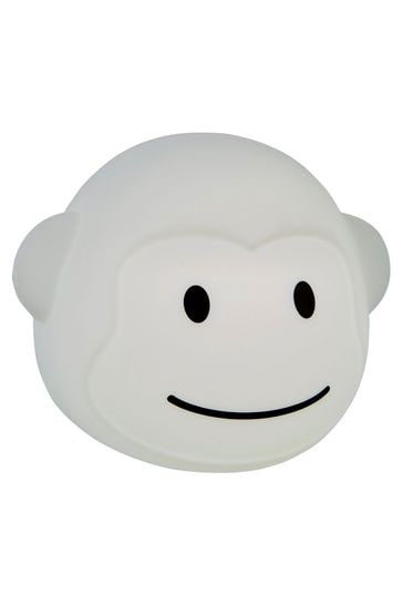 glow White Monkey Face Night Light