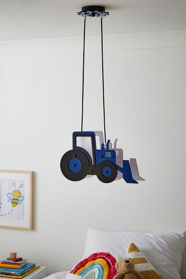 glow Blue Tractor Lamp