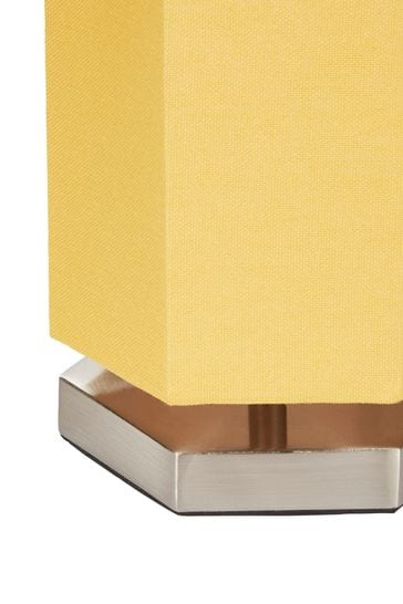 glow Yellow Hexagon Table Lamp