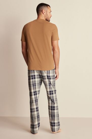 Mens brushed cotton pyjama set outlet