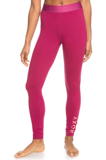 Roxy Pink Fitness Leggings