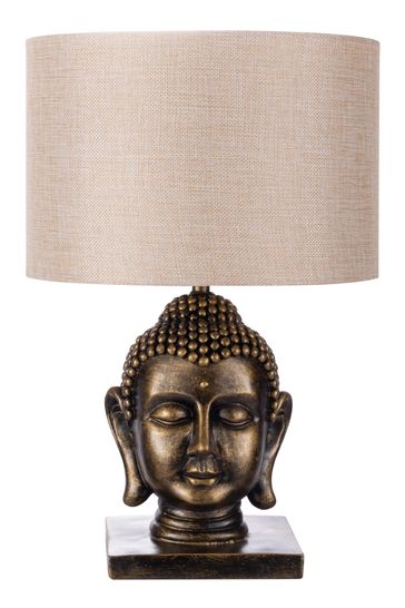 BHS Gold Buddha Table Lamp