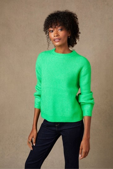 Velvet green top sweater