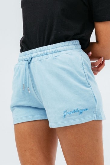 Hype. Blue High Waisted Baggy Jersey Shorts