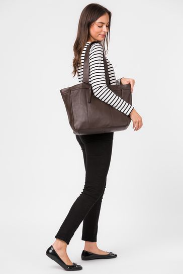 Mayflower leather tote bag store