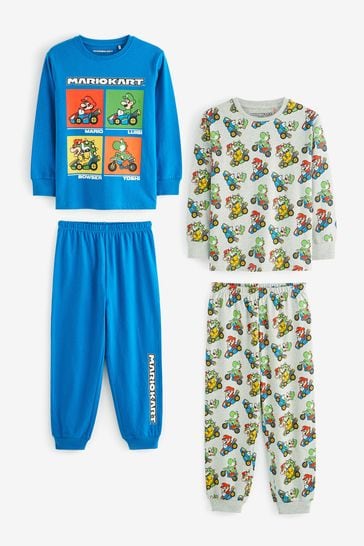 Mario Print Pyjamas 2 Pack (3-16yrs)