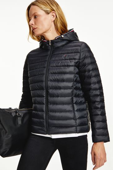 Tommy Hilfiger Black Heritage Lightweight Down Jacket