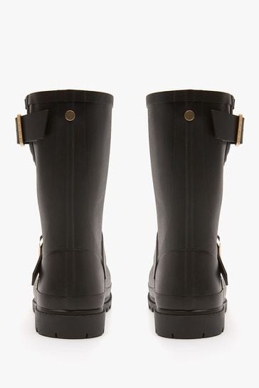Buy Mint Velvet Black Wynter Short Wellies from Next Austria