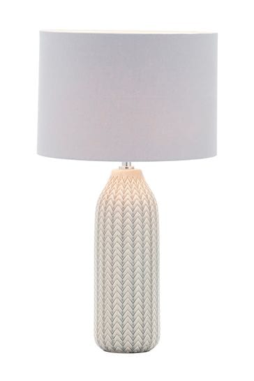 BHS Grey Quentin Table Light