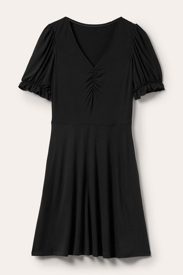 Buy Boden Black V Neck Jersey Dress from Next Luxembourg