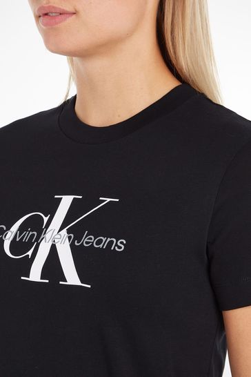 Buy Calvin Klein Jeans T-Shirt from Regular Core USA Black Next Monogram