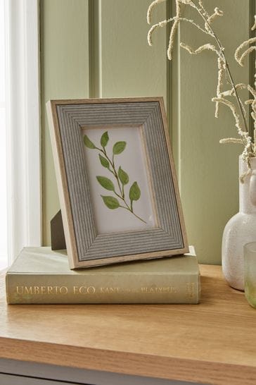 Grey Cord Picture Frame