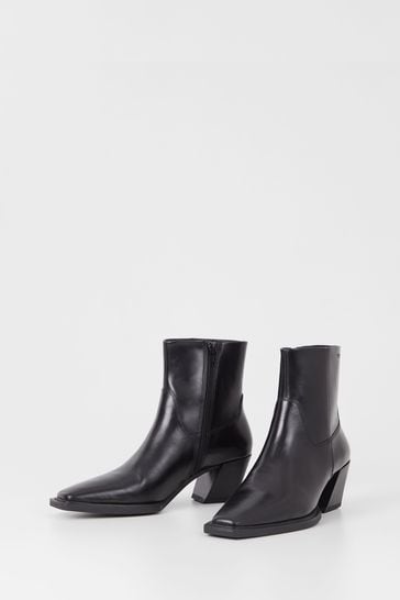Vagabond black booties shop