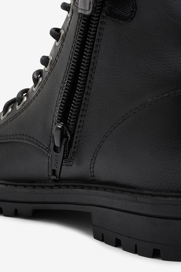 Warm lace up boots hotsell
