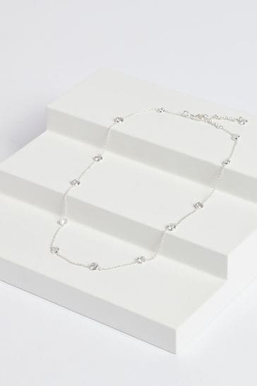 Silver Plated Sparkle Necklace