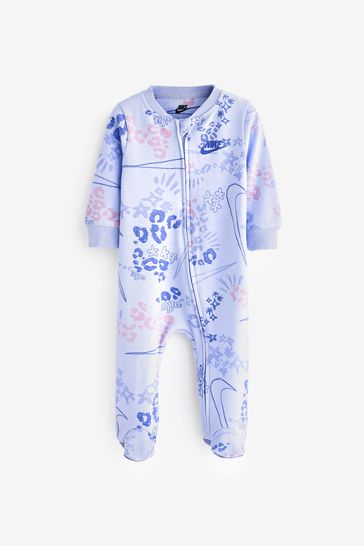 Nike Lilac Baby Footed Doodle Pramsuit
