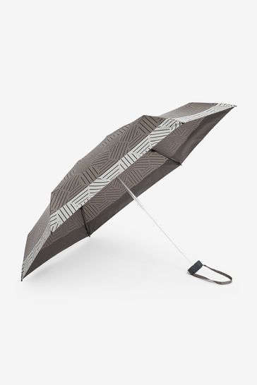 Grey Compact Umbrella