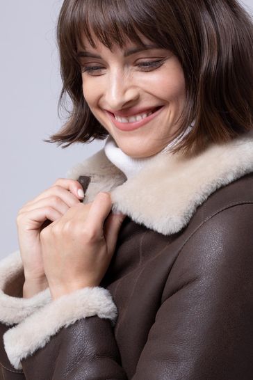 Lakeland sheepskin coat hotsell